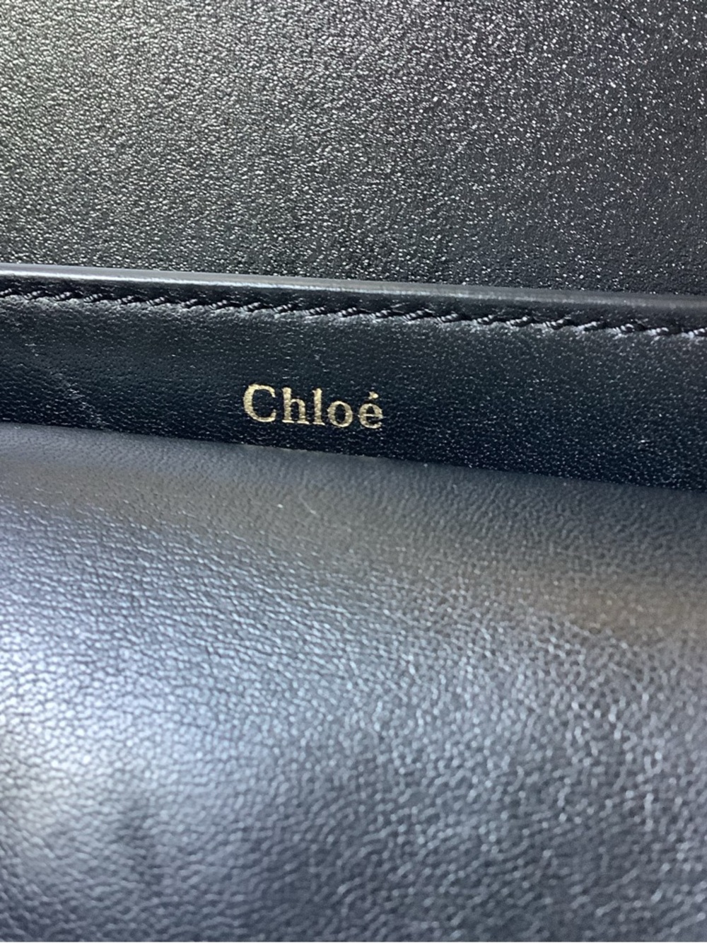 Chloé Georgia Belt Bag in black leather - Picture 9 of 16